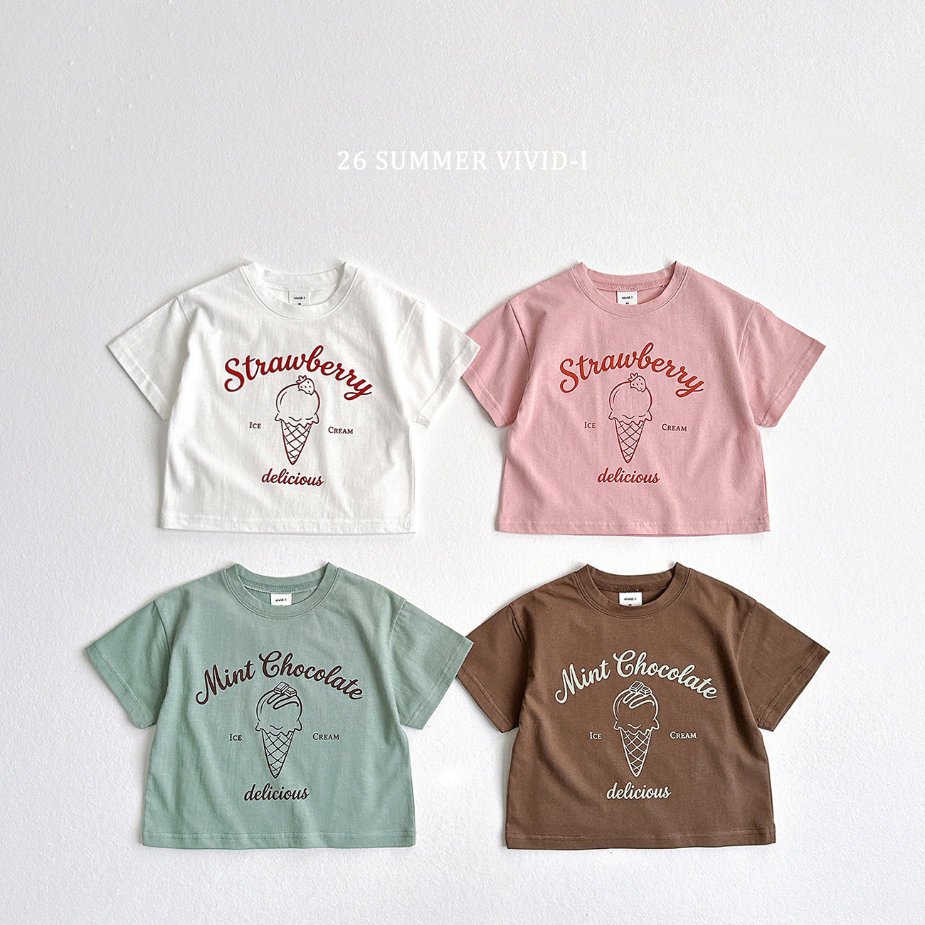 【PREORDER受付終了、ご希望はお問い合わせください。】53.Ice Cream ShortSleeve Tee