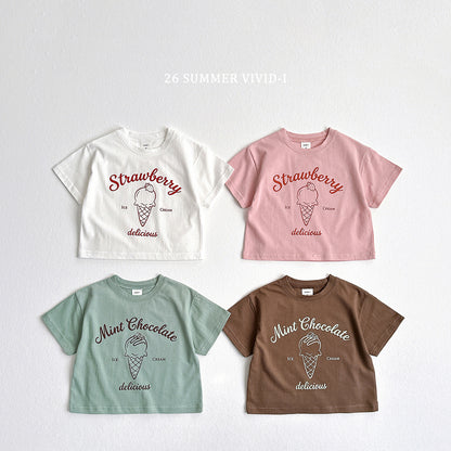 【PREORDER受付終了、ご希望はお問い合わせください。】53.Ice Cream ShortSleeve Tee