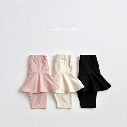 【PREORDER受付終了、ご希望はお問い合わせください。】36.Madeleine 5分丈 Skirt Leggings