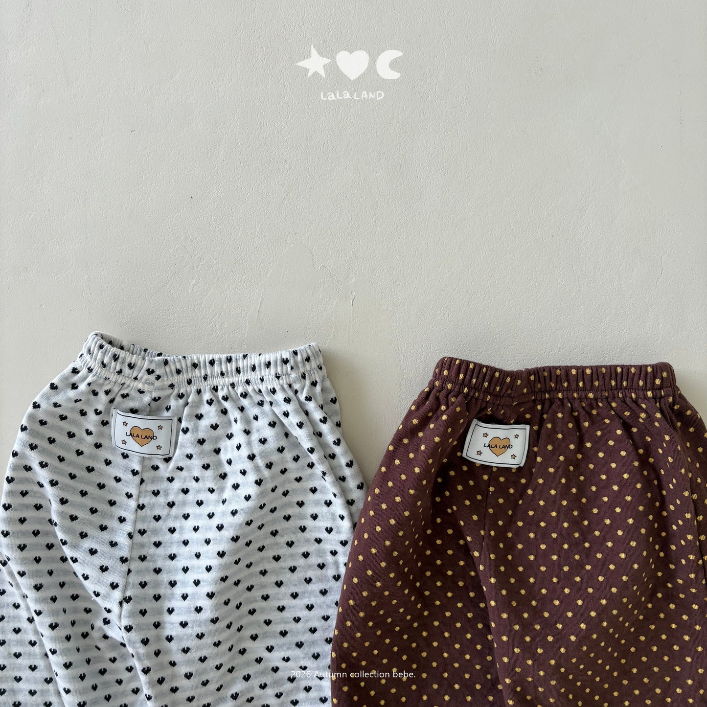 【PRE-ODER〆8.9(sun)】19.Heart-Dot Frill Pants | lalaland