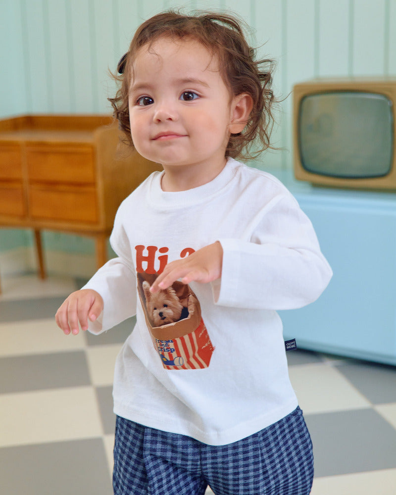 【PRE-ODER〆8.9(sun)】10.Puppy Series T-Shirt – Kids | oottbebe