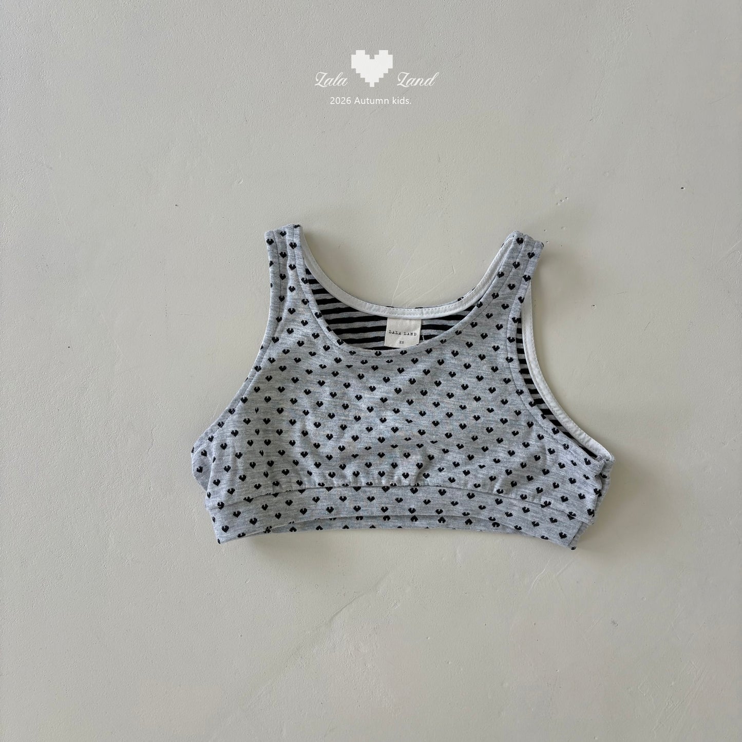 【PRE-ODER〆8.9(sun)】18.Heart Vest | lalaland