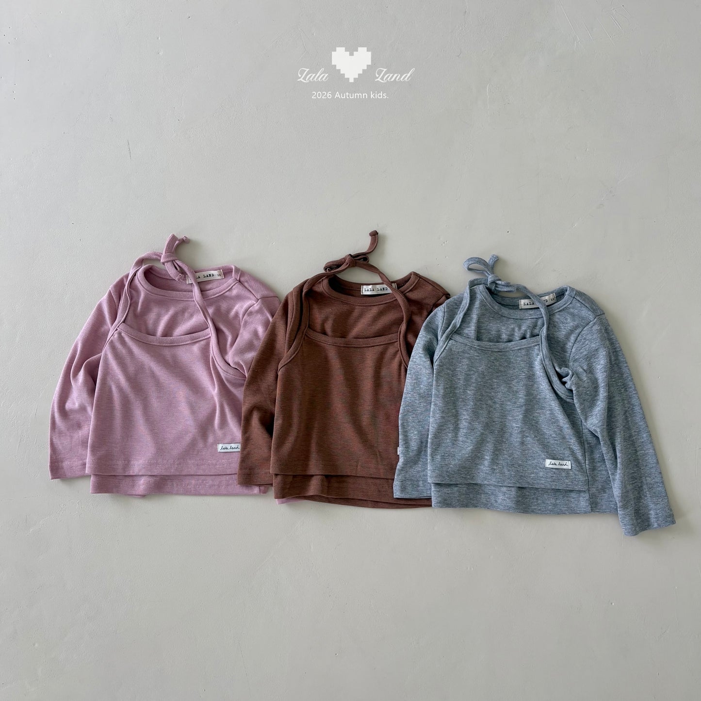 【PRE-ODER〆8.9(sun)】20.Halter Layered Tee | lalaland
