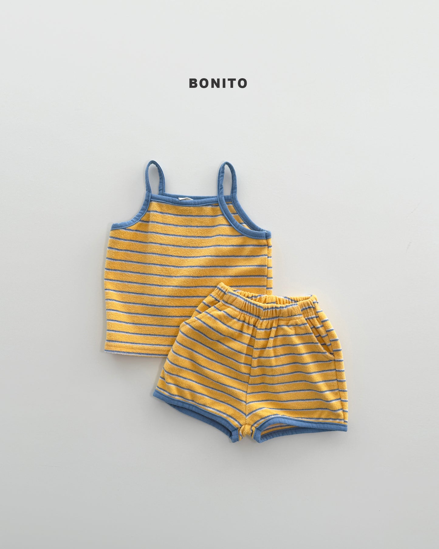 【期間限定 PRE-ODER】5.Bébé Terry Sleeveless Set