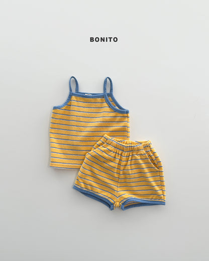【期間限定 PRE-ODER】5.Bébé Terry Sleeveless Set