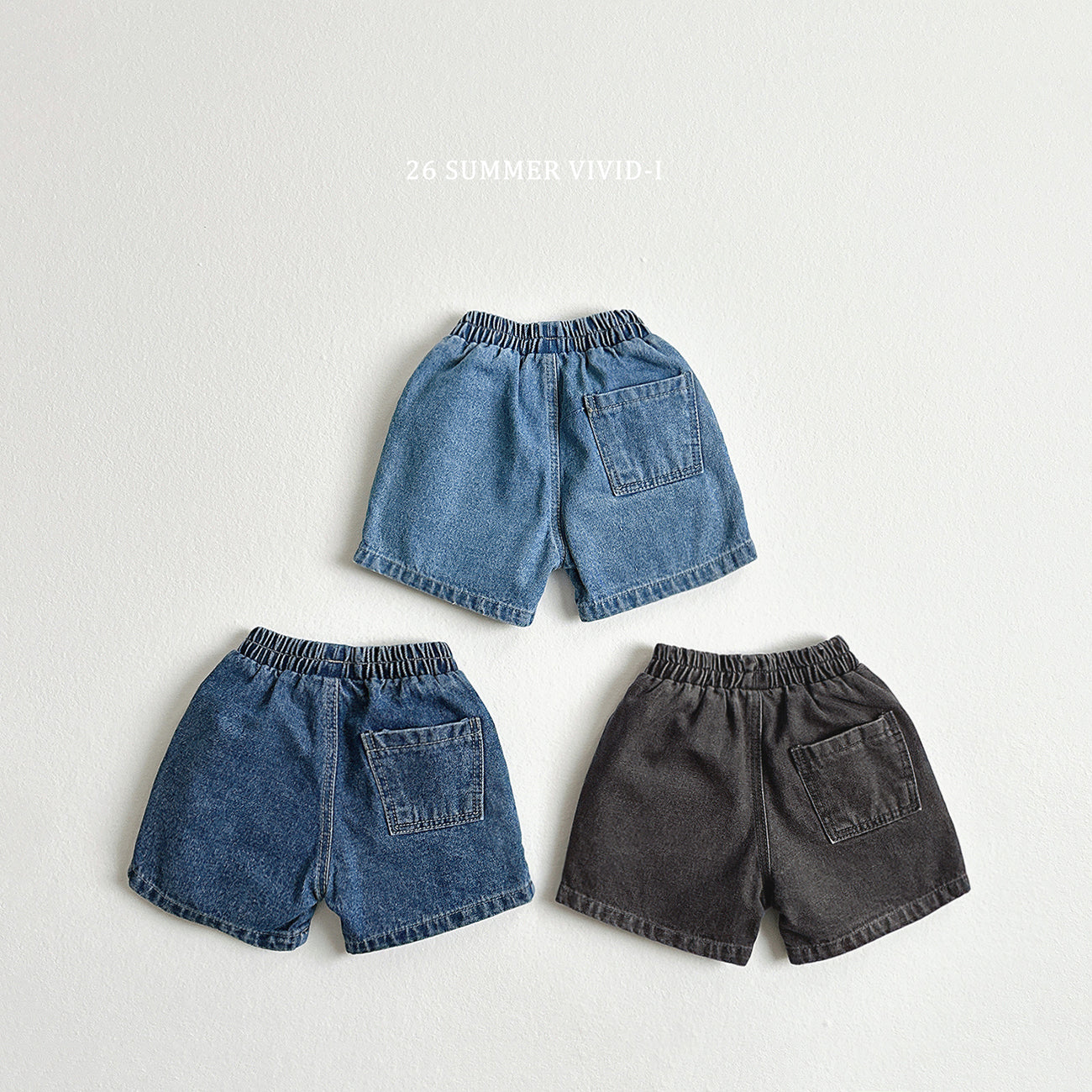 【PREORDER受付終了、ご希望はお問い合わせください。】10.Basic Denim Shorts