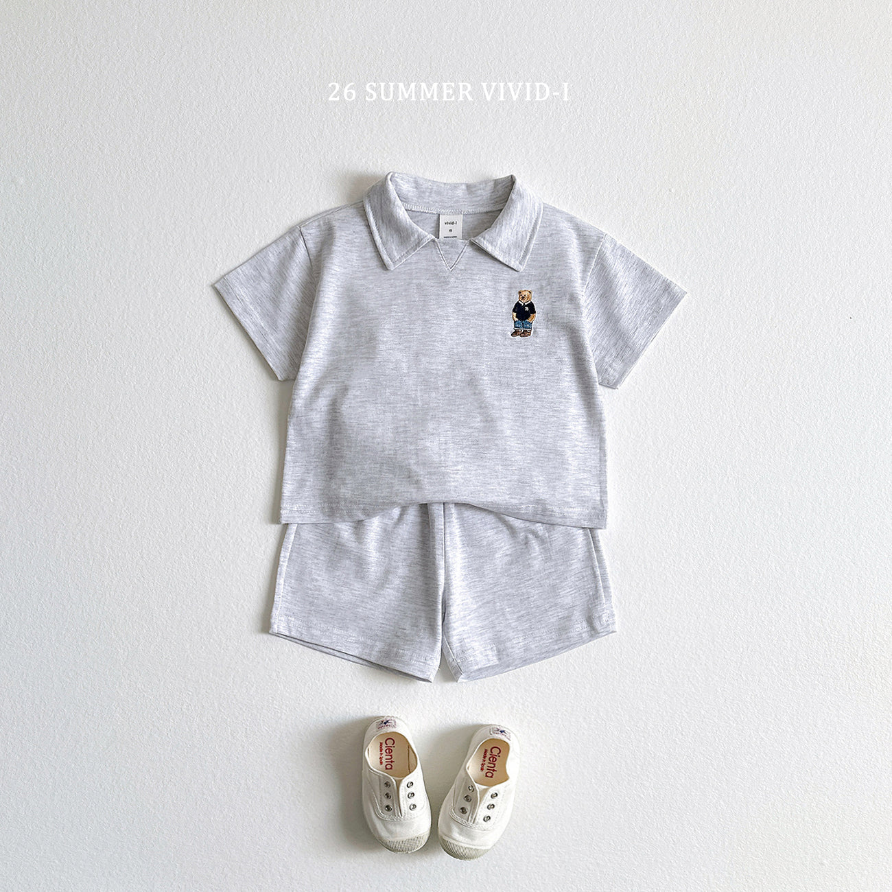 【PREORDER受付終了、ご希望はお問い合わせください。】95.Collar Bear Embroidery Set