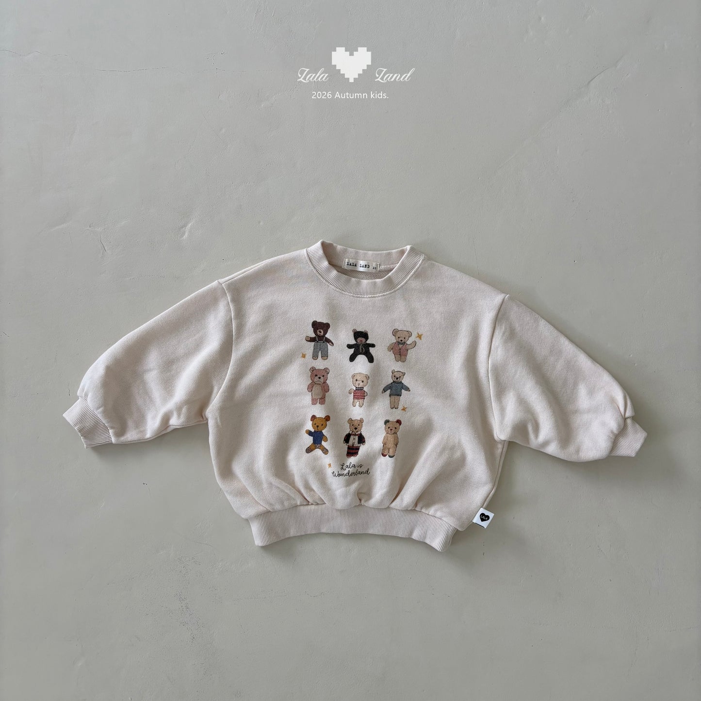 【PRE-ODER〆8.9(sun)】29.Lala Bear Sweatshirt | lalaland