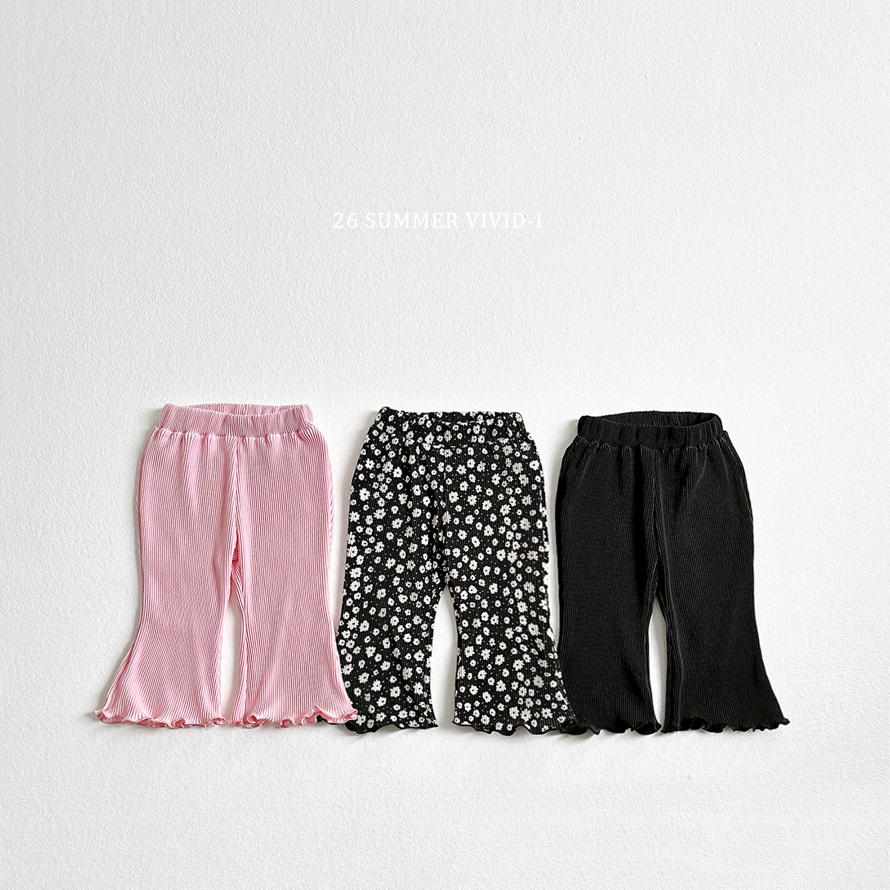【PREORDER受付終了、ご希望はお問い合わせください。】28.Color Pleats Bell 7分丈 Pants