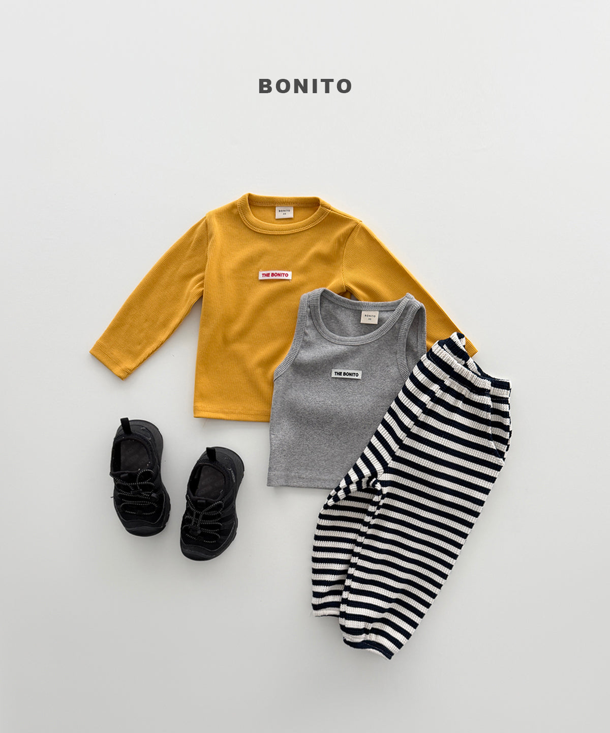 29.Waffle Stripe Jogger Pants