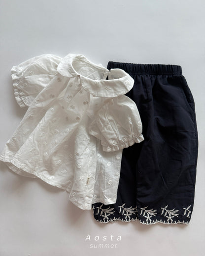 【PREORDER受付終了、ご希望はお問い合わせください。】61.Collar Blouse