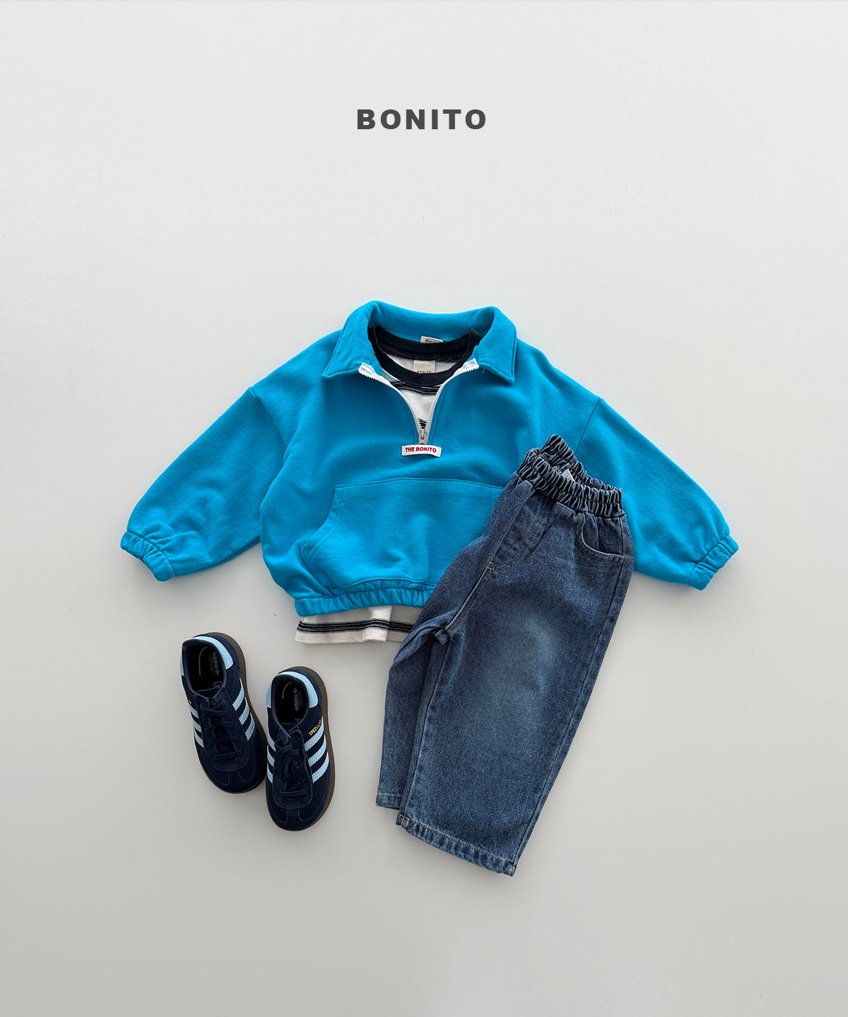 05.Brushed Denim Pants