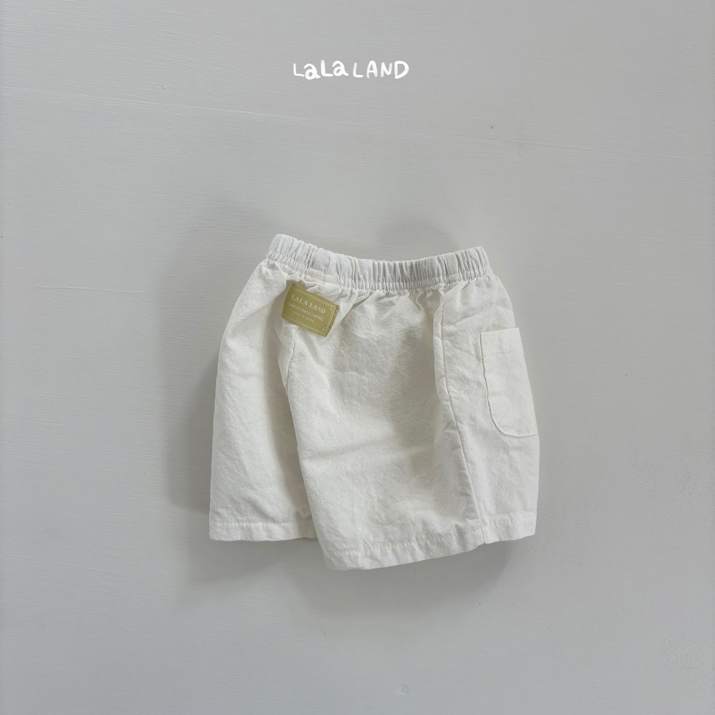 【PREORDER受付終了、ご希望はお問い合わせください。】41.Baby Pocket Cotton Shorts