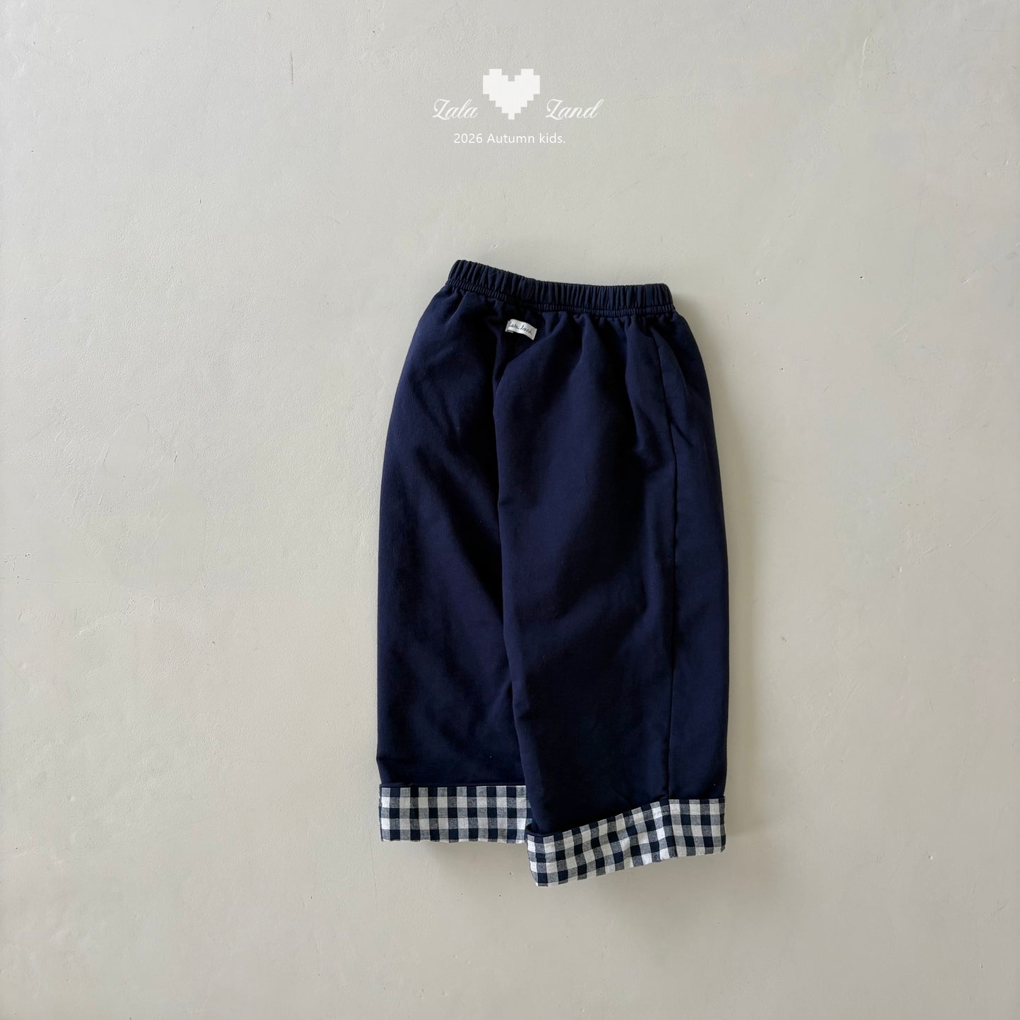 【PRE-ODER〆8.9(sun)】17.Check Contrast Pants | lalaland