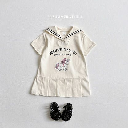 【PREORDER受付終了、ご希望はお問い合わせください。】92.Unicorn Sailor Dress