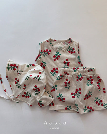 【PREORDER受付終了、ご希望はお問い合わせください。】37.Linen sleeveless T