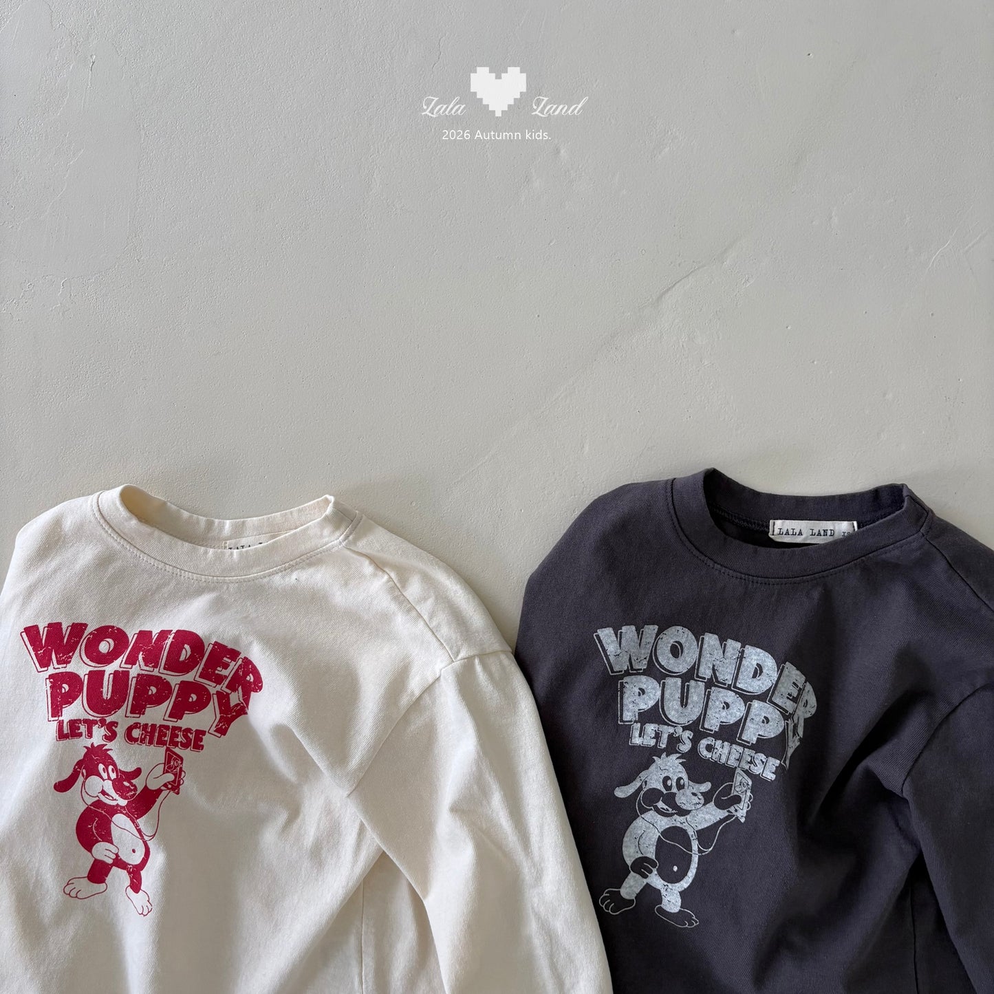 【PRE-ODER〆8.9(sun)】24.Selfie Puppy Tee | lalaland
