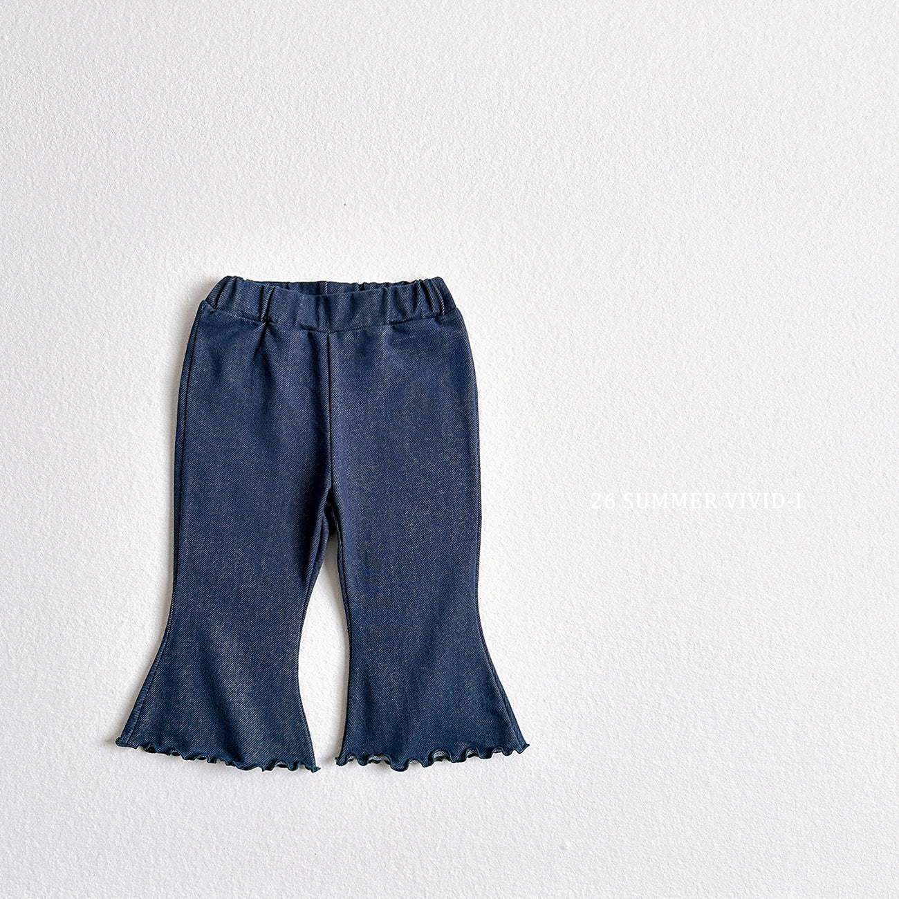 【PREORDER受付終了、ご希望はお問い合わせください。】29.Summer Indigo Bell 7分丈 Pants