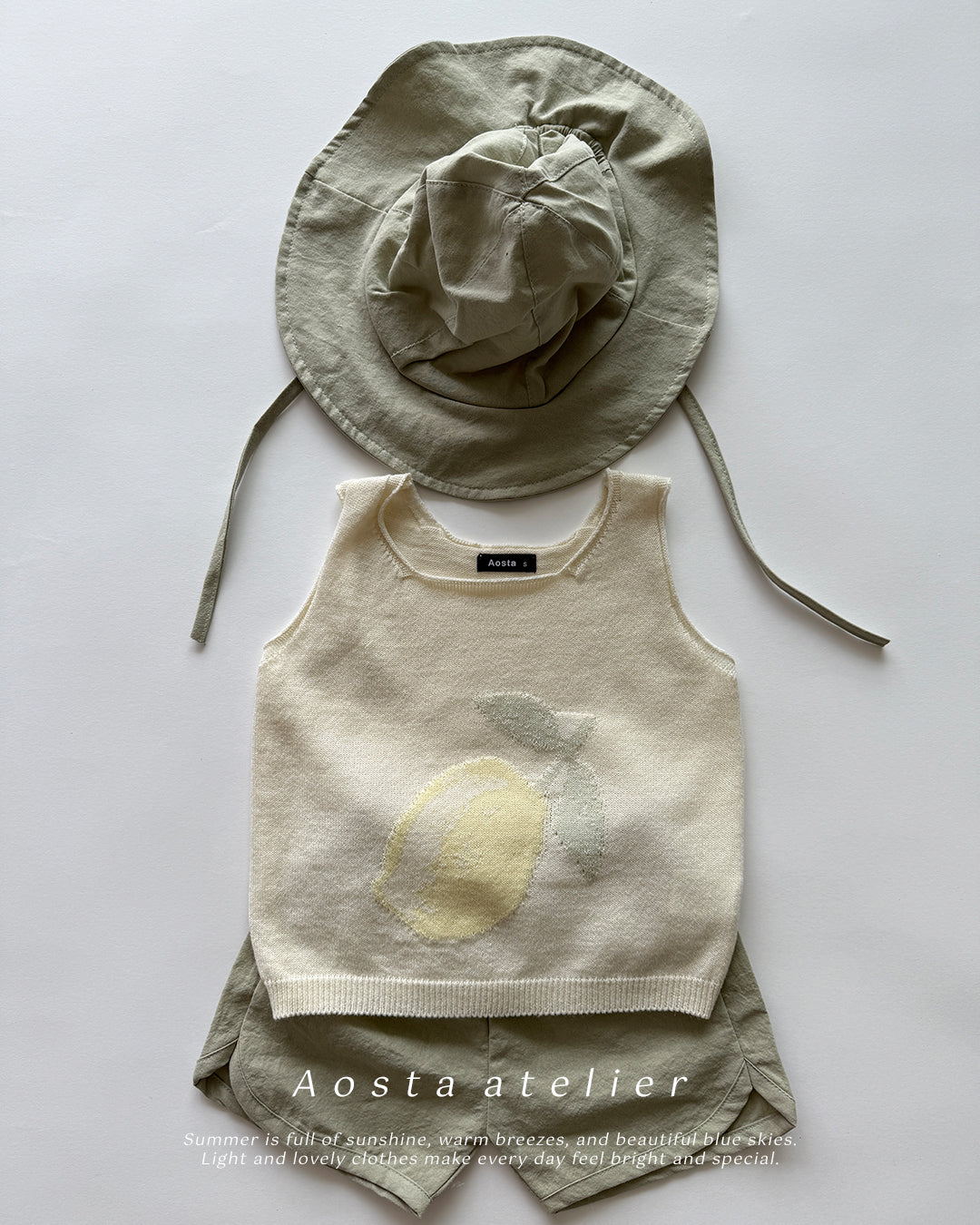 【PREORDER受付終了、ご希望はお問い合わせください。】19.Knit Fruit Vest