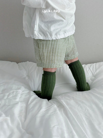 【PREORDER受付終了、ご希望はお問い合わせください。】42.Baby Seersucker Check Shorts