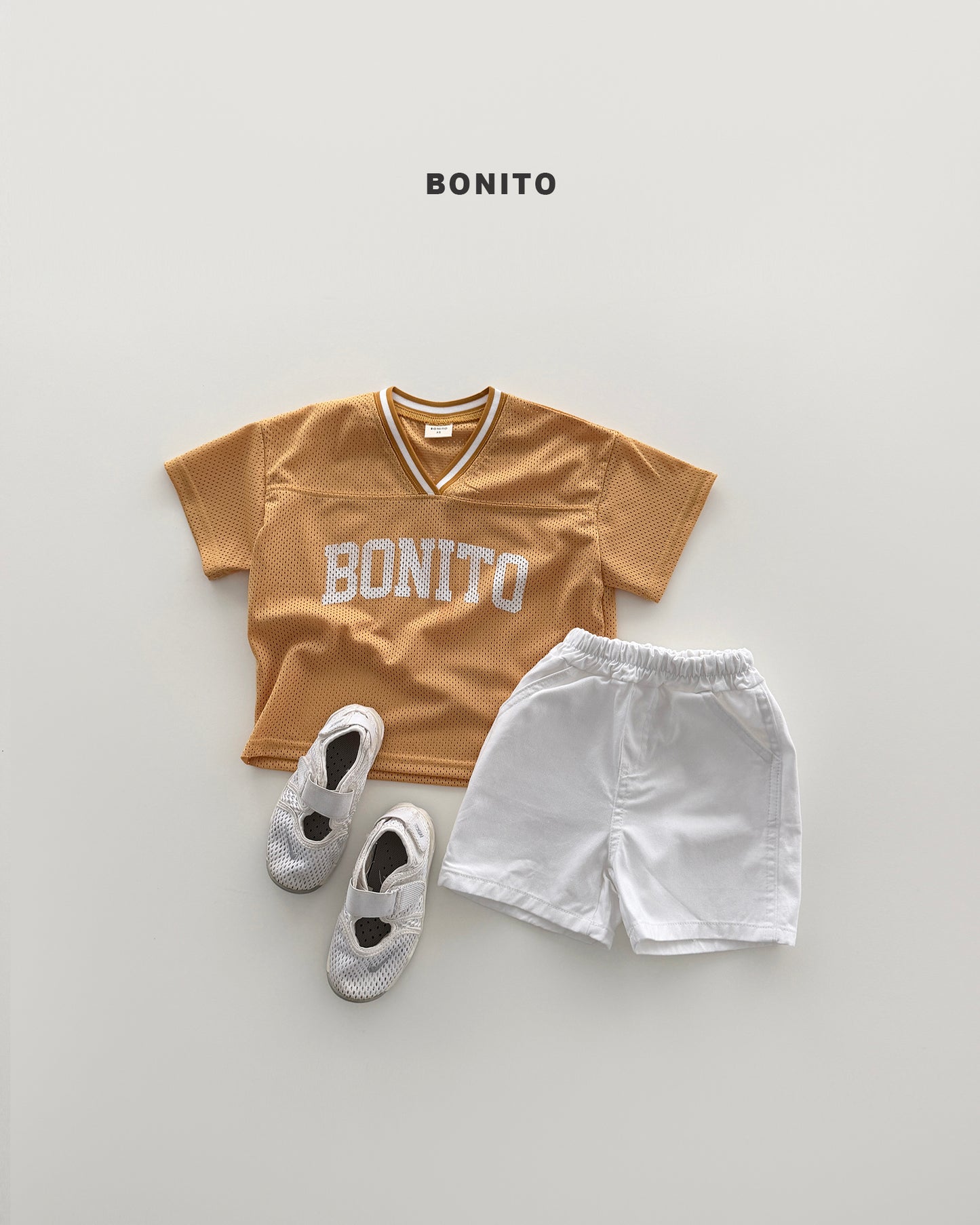 【PREORDER 4日間限定】15.bonito mesh tee