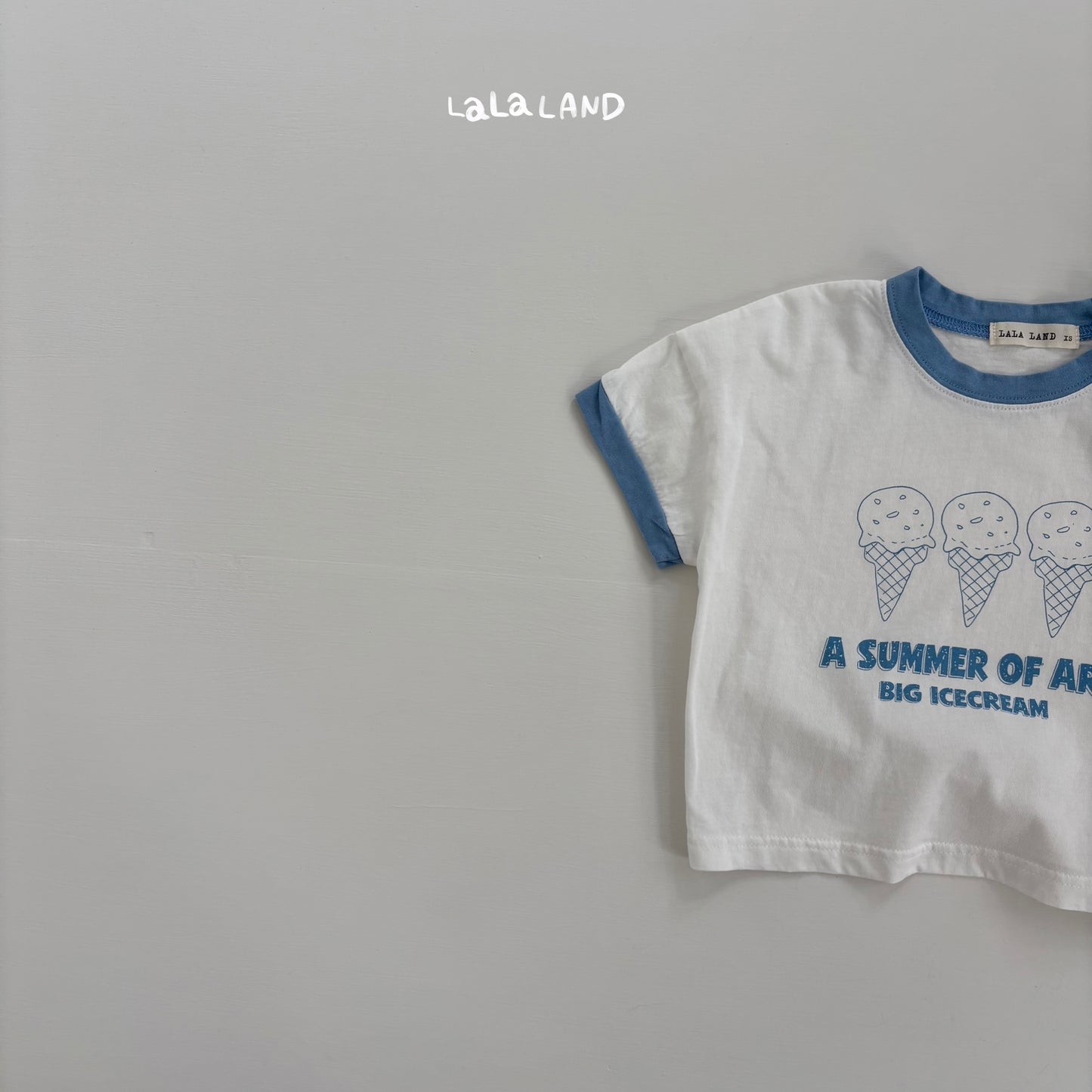 【PREORDER受付終了、ご希望はお問い合わせください。】65.Ice Cream Short Sleeve T-shirt