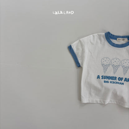 【PREORDER受付終了、ご希望はお問い合わせください。】65.Ice Cream Short Sleeve T-shirt