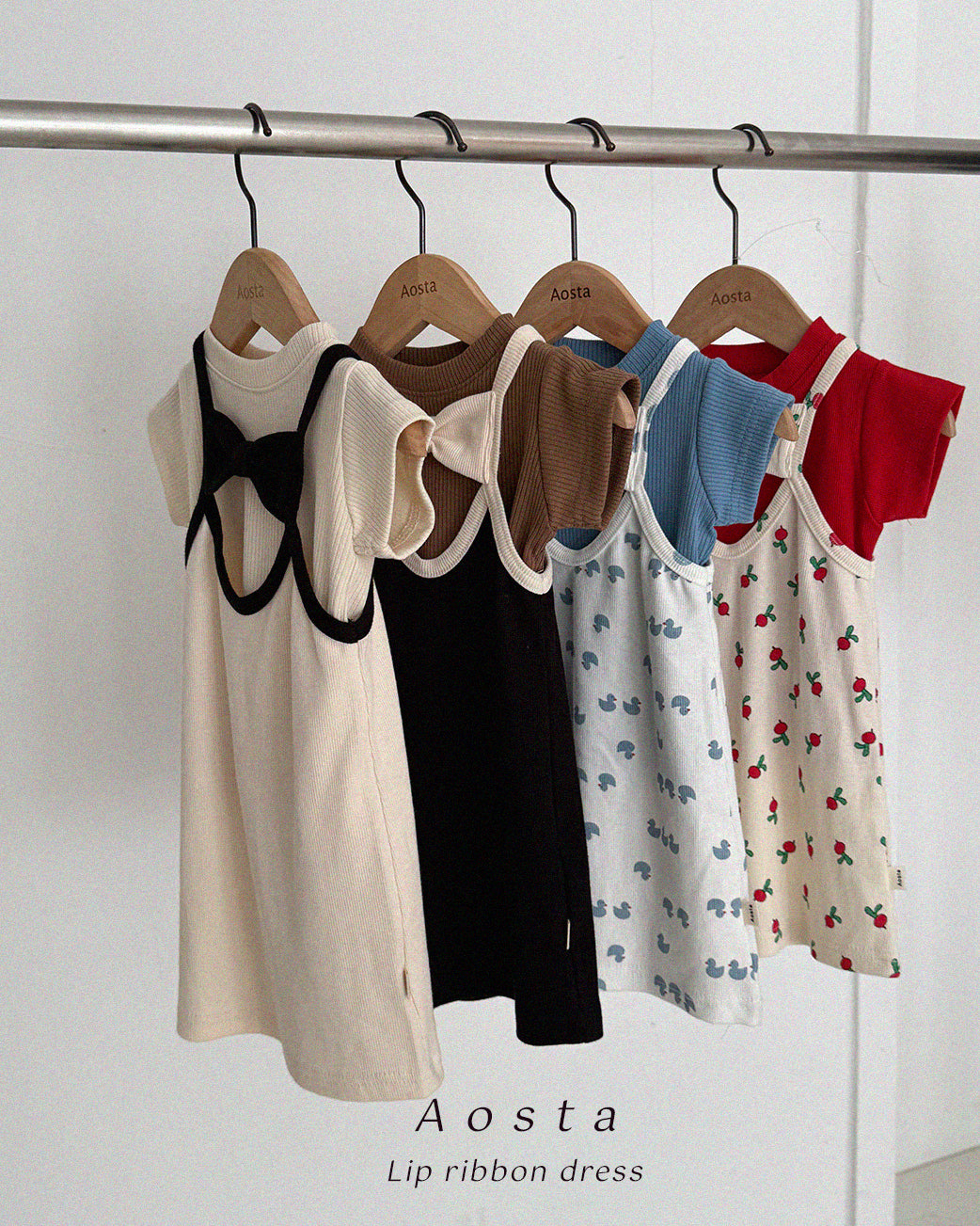【PREORDER受付終了、ご希望はお問い合わせください。】6.Lip Ribbon Dress