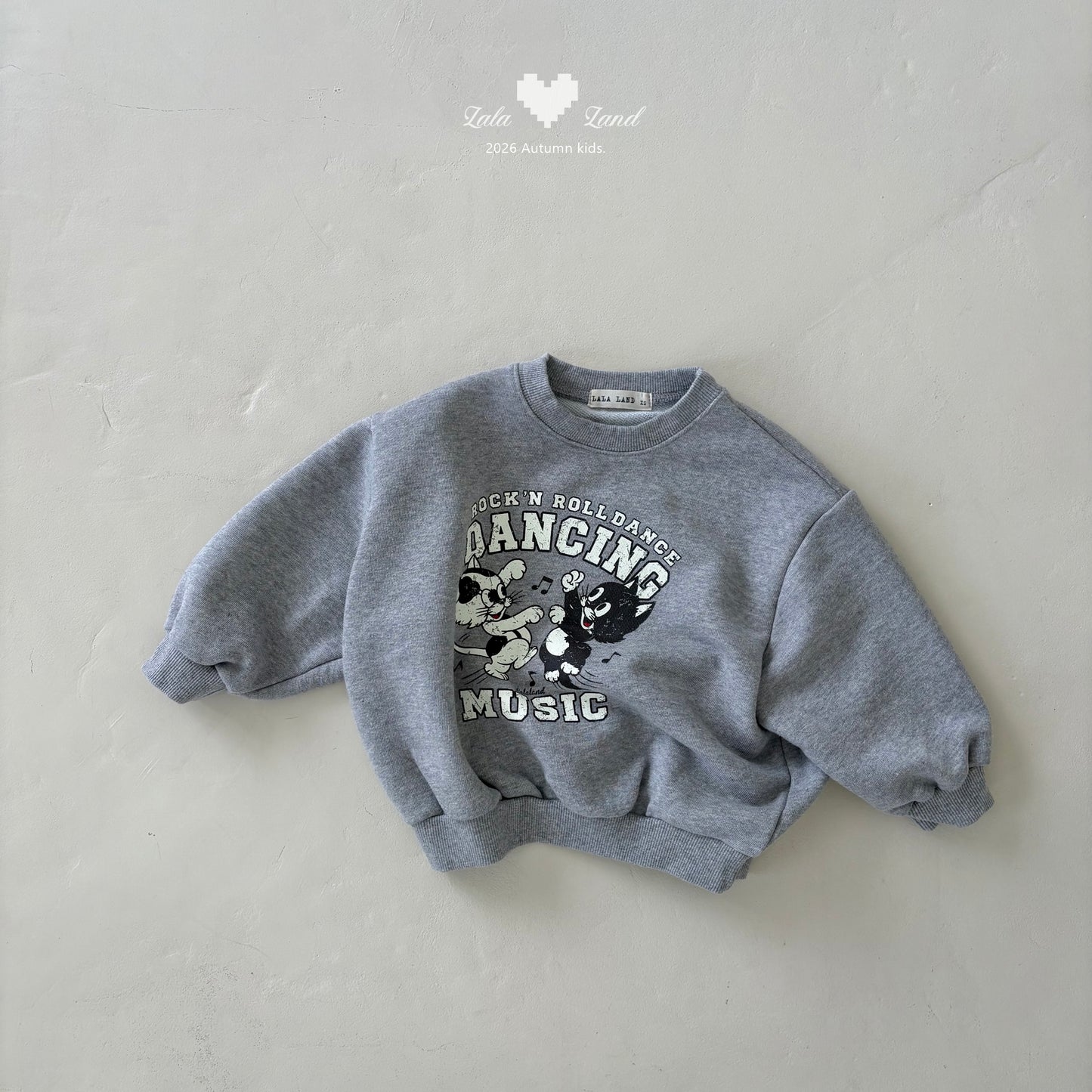 【PRE-ODER〆8.9(sun)】30.Dancing Cat Sweatshirt | lalaland