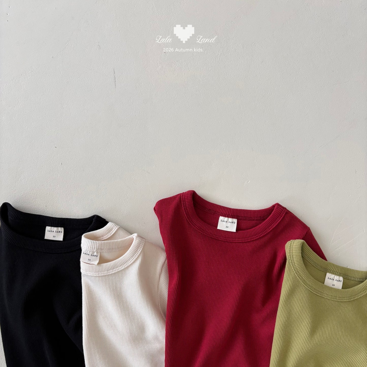 【PRE-ODER〆8.9(sun)】22.Bella Ribbed Tee | lalaland