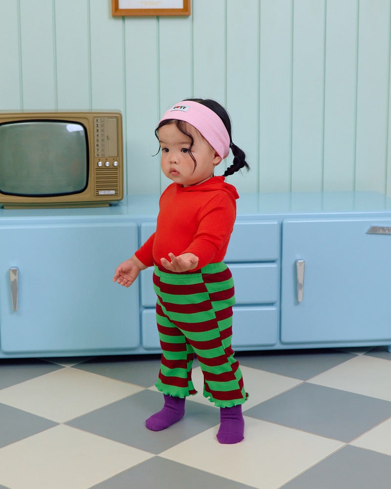 【PRE-ODER〆8.9(sun)】42.Kitsch Pop Ribbed Bootcut Pants | oottbebe