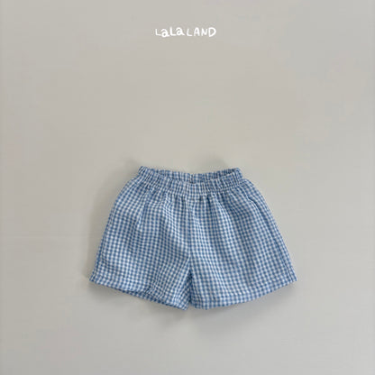 【PREORDER受付終了、ご希望はお問い合わせください。】80.Seersucker Check Shorts