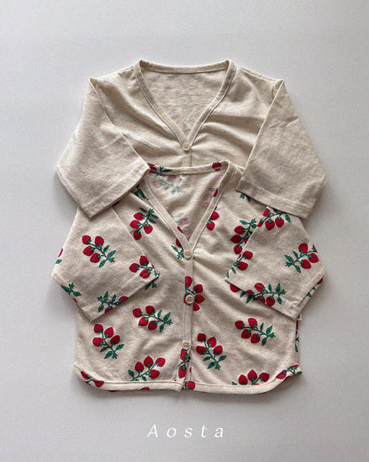 【PREORDER受付終了、ご希望はお問い合わせください。】35.Linen Cardigan