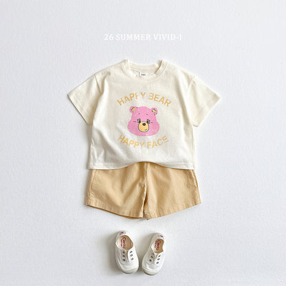 【PREORDER受付終了、ご希望はお問い合わせください。】56.Happy Bear ShortSleeve Tee