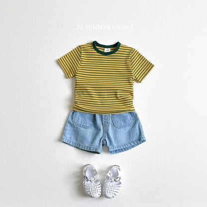 【PREORDER受付終了、ご希望はお問い合わせください。】58.Stripe Rib Raglan Tee
