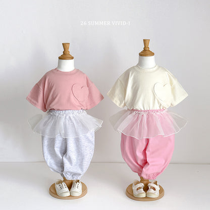 【PREORDER受付終了、ご希望はお問い合わせください。】79.Heart Pocket ShortSleeve Tee