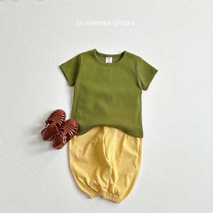 【PREORDER受付終了、ご希望はお問い合わせください。】71.Pastel Rib Tee