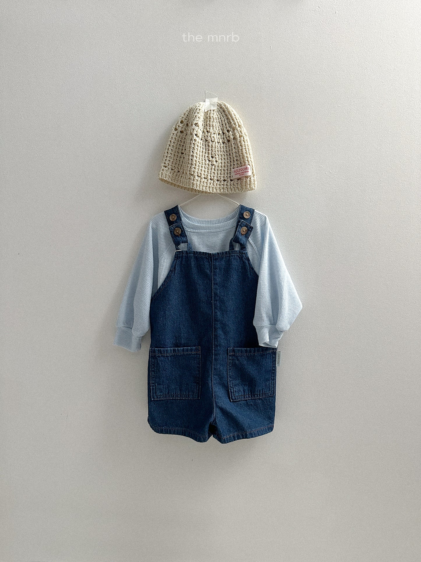 distressed denim overalls | minirobe