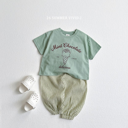 【PREORDER受付終了、ご希望はお問い合わせください。】53.Ice Cream ShortSleeve Tee