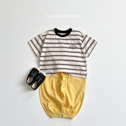 【PREORDER受付終了、ご希望はお問い合わせください。】69.Diamond Logo Stripe Tee