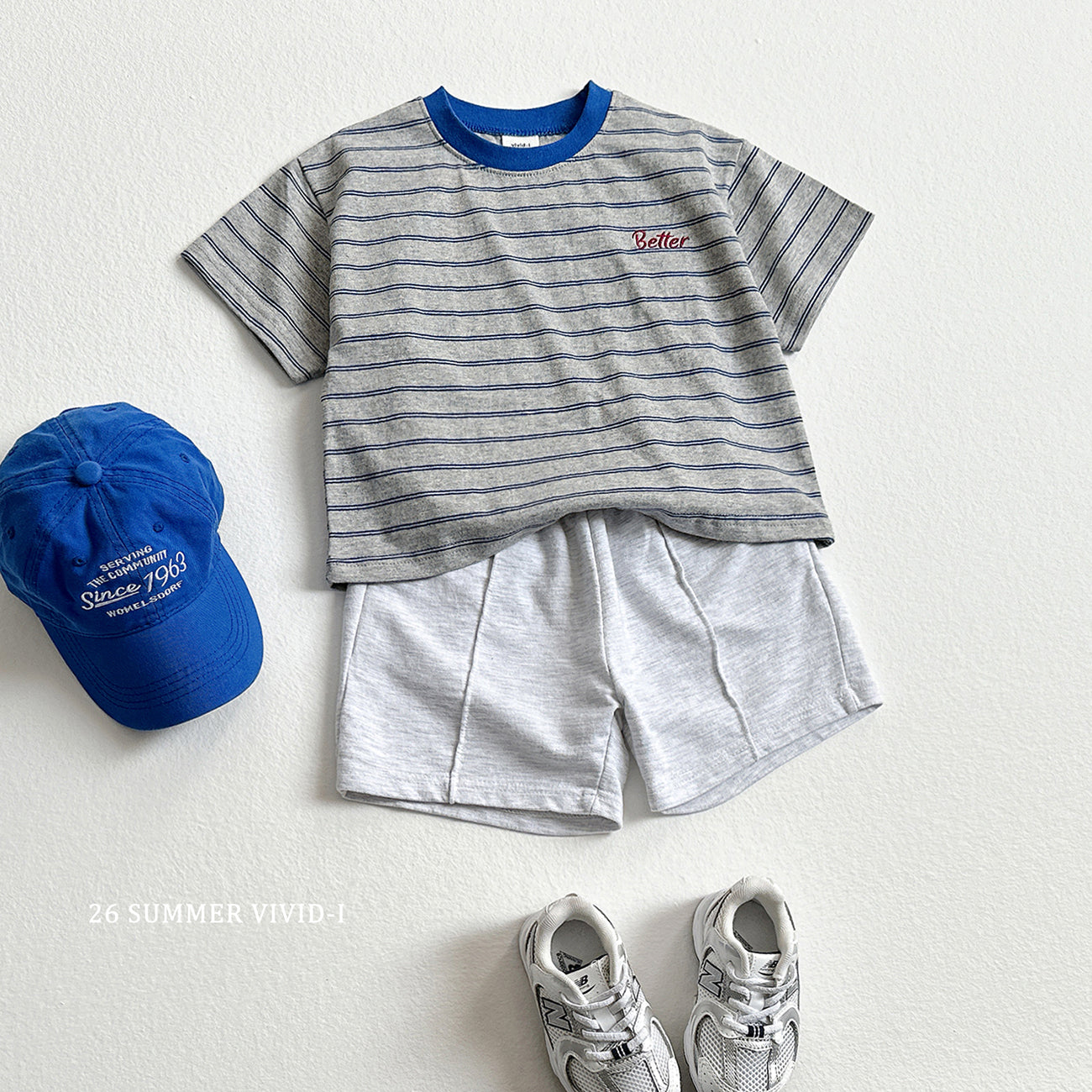 【PREORDER受付終了、ご希望はお問い合わせください。】66.Better Embroidery Stripe Tee
