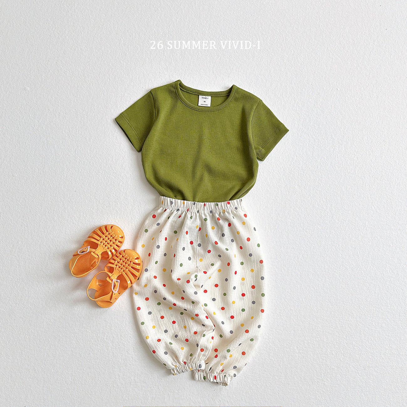 【PREORDER受付終了、ご希望はお問い合わせください。】71.Pastel Rib Tee