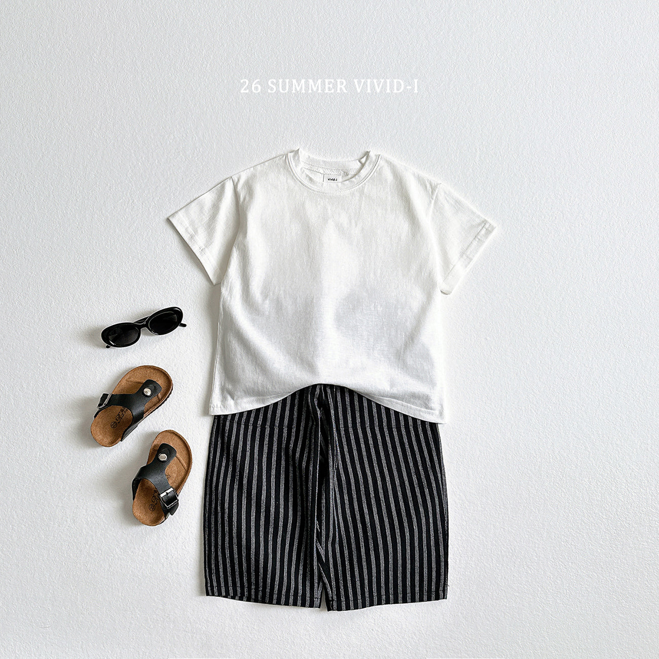 【PREORDER受付終了、ご希望はお問い合わせください。】5.9分丈 Stripe Linen Pants