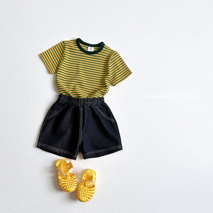 【PREORDER受付終了、ご希望はお問い合わせください。】58.Stripe Rib Raglan Tee