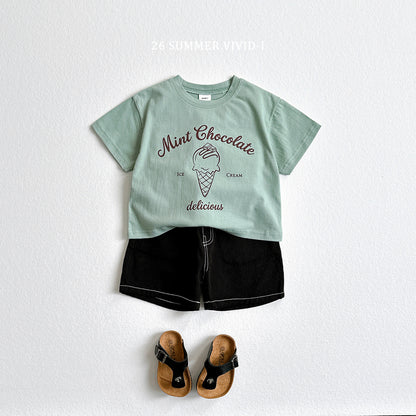 【PREORDER受付終了、ご希望はお問い合わせください。】53.Ice Cream ShortSleeve Tee