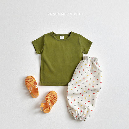 【PREORDER受付終了、ご希望はお問い合わせください。】71.Pastel Rib Tee