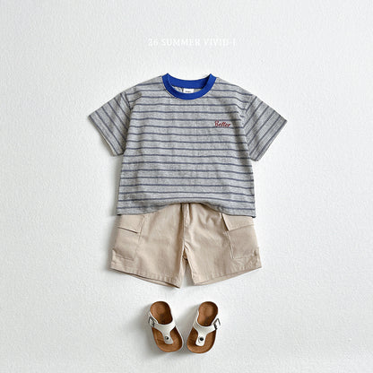 【PREORDER受付終了、ご希望はお問い合わせください。】66.Better Embroidery Stripe Tee