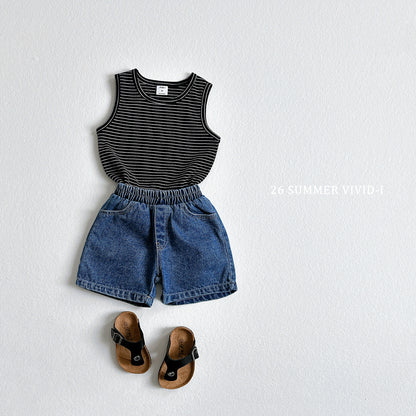 【PREORDER受付終了、ご希望はお問い合わせください。】10.Basic Denim Shorts