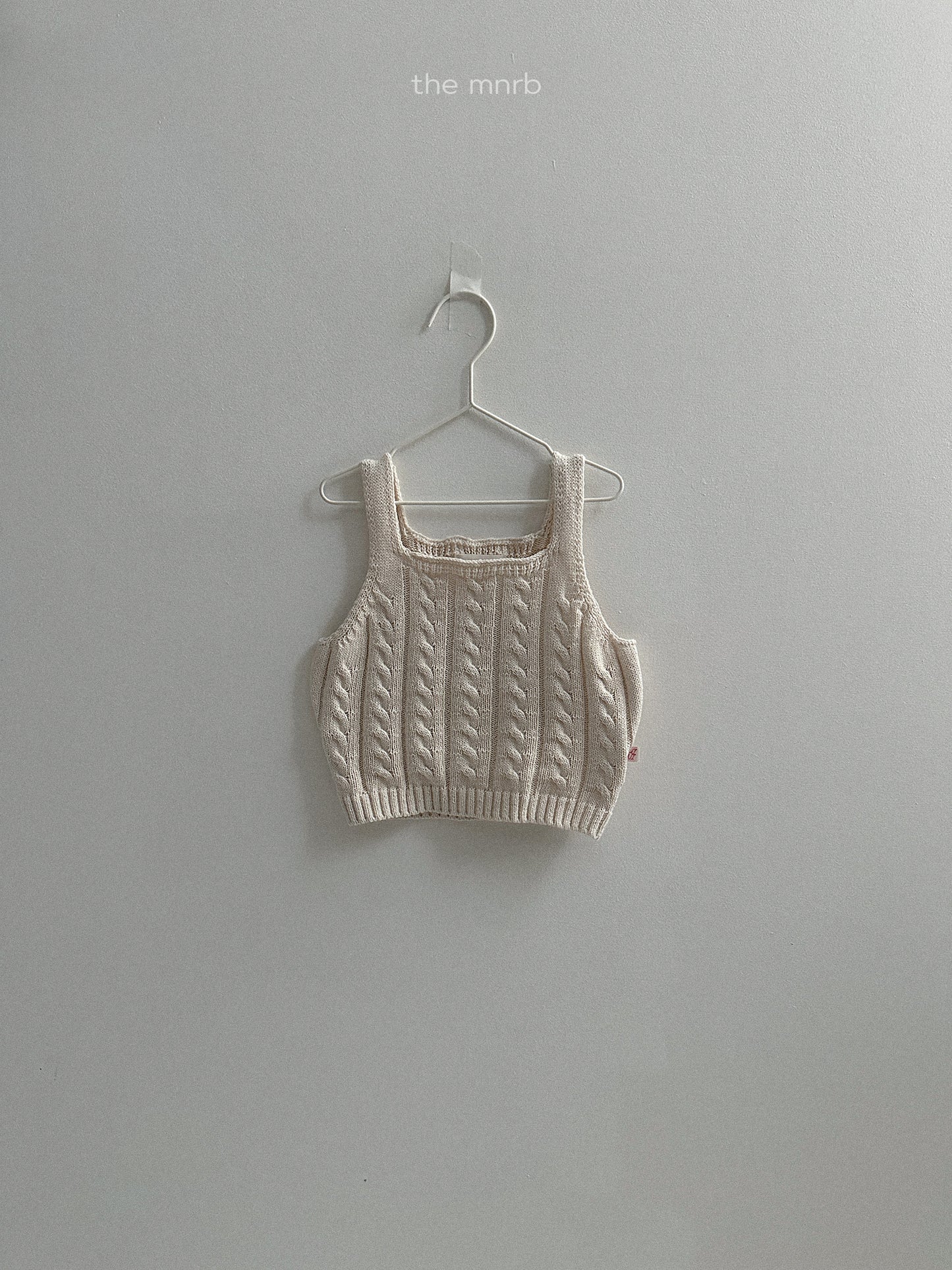Cable Knit Vest | minirobe