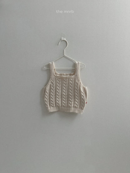 Cable Knit Vest | minirobe